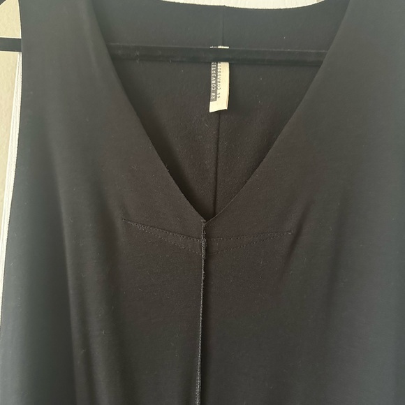 RN CONVERTIBLE DRESS BLACK Knit Top, Satin full Skirt…NWOT - Picture 4 of 7